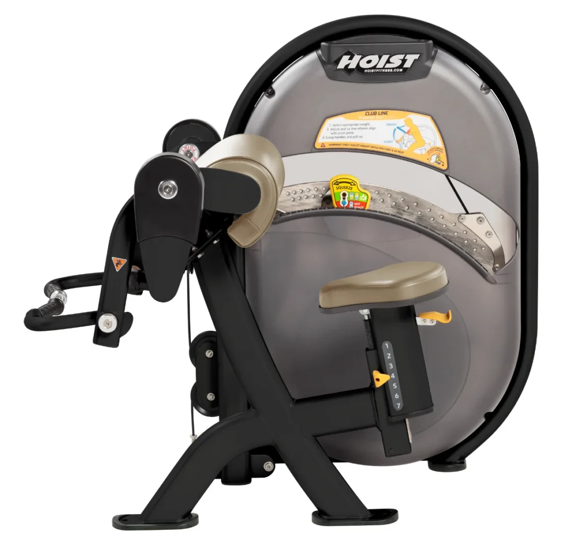HOIST Club Line CL-3102 commercial selectorized biceps curl machine