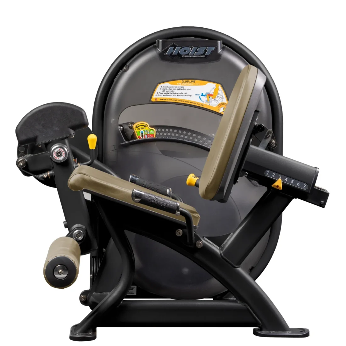 HOIST Club Line CL-3401 commercial selectorized leg extension machine