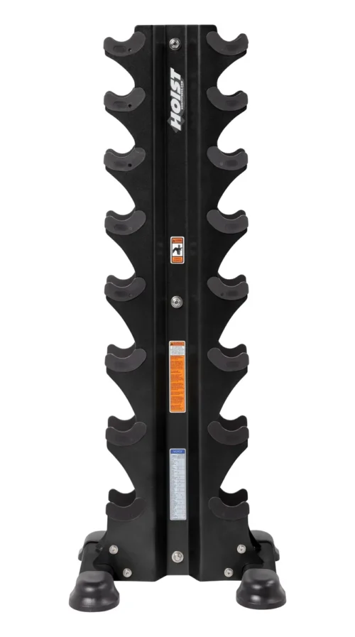 HOIST Fitness HF-5460 8-Pair Vertical Dumbbell Rack at First Place Fitness Equipment