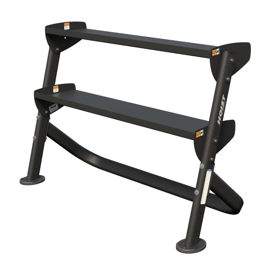 HOIST Fitness HF-5461-48 48" Horizontal Dumbbell Rack at First Place Fitness Equipment