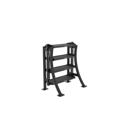 HOIST Fitness PS-4USR 4ft Universal Storage Rack Performance Series storage rig in Performance Black