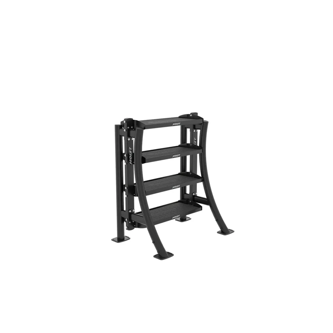 HOIST Fitness PS-4USR 4ft Universal Storage Rack Performance Series storage rig in Performance Black