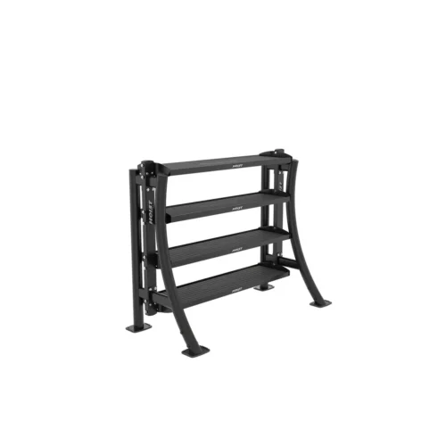 HOIST Fitness PS-6USR 6ft Universal Storage Rack Performance Series storage rig in Performance Black