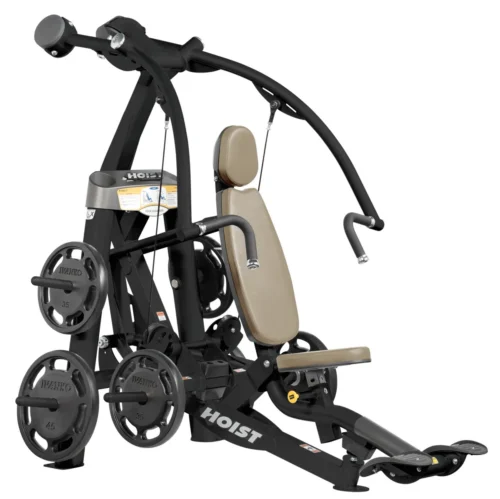 HOIST RPL-5301A Chest Press, a black plate-loaded ROC-IT strength machine with ROX dynamic seat