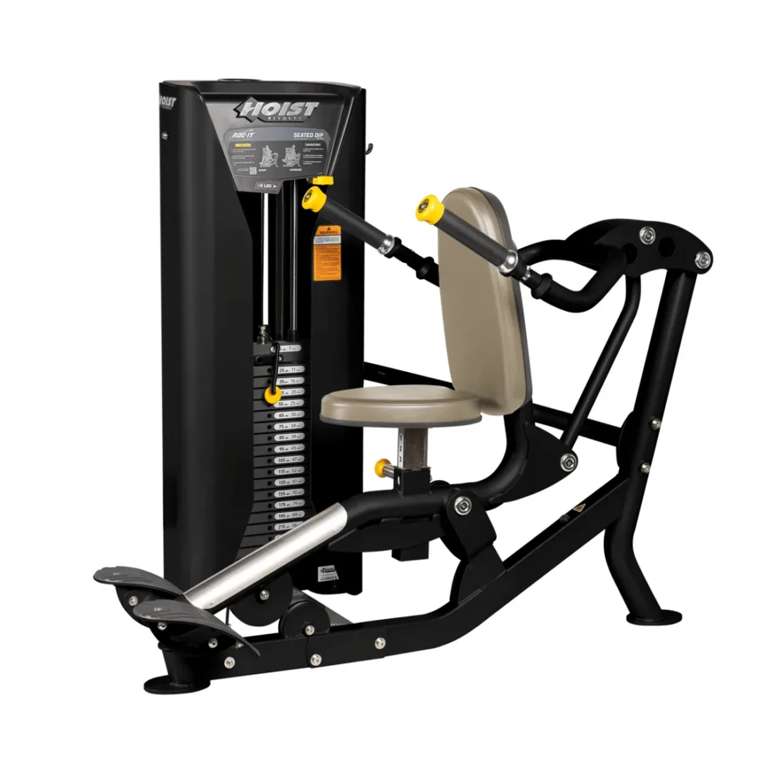 HOIST ROC-IT RS-2101 commercial selectorized seated dip machine