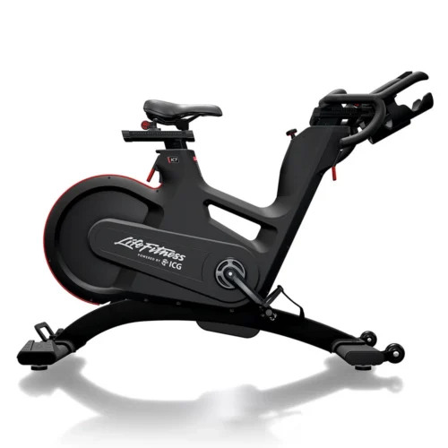 ICG IC7 indoor cycle with WattRate power meter – official side view