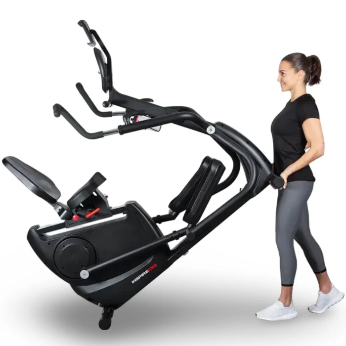 Inspire CS3 cardio strider – 40 resistance levels, 10 programs, electro-magnetic flywheel, seated low-impact design
