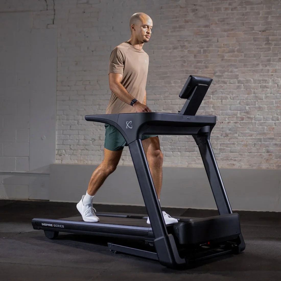 Inspire Series T4s treadmill – 10-inch touchscreen, 3.0 HP brushless motor, 20 by 55 inch deck