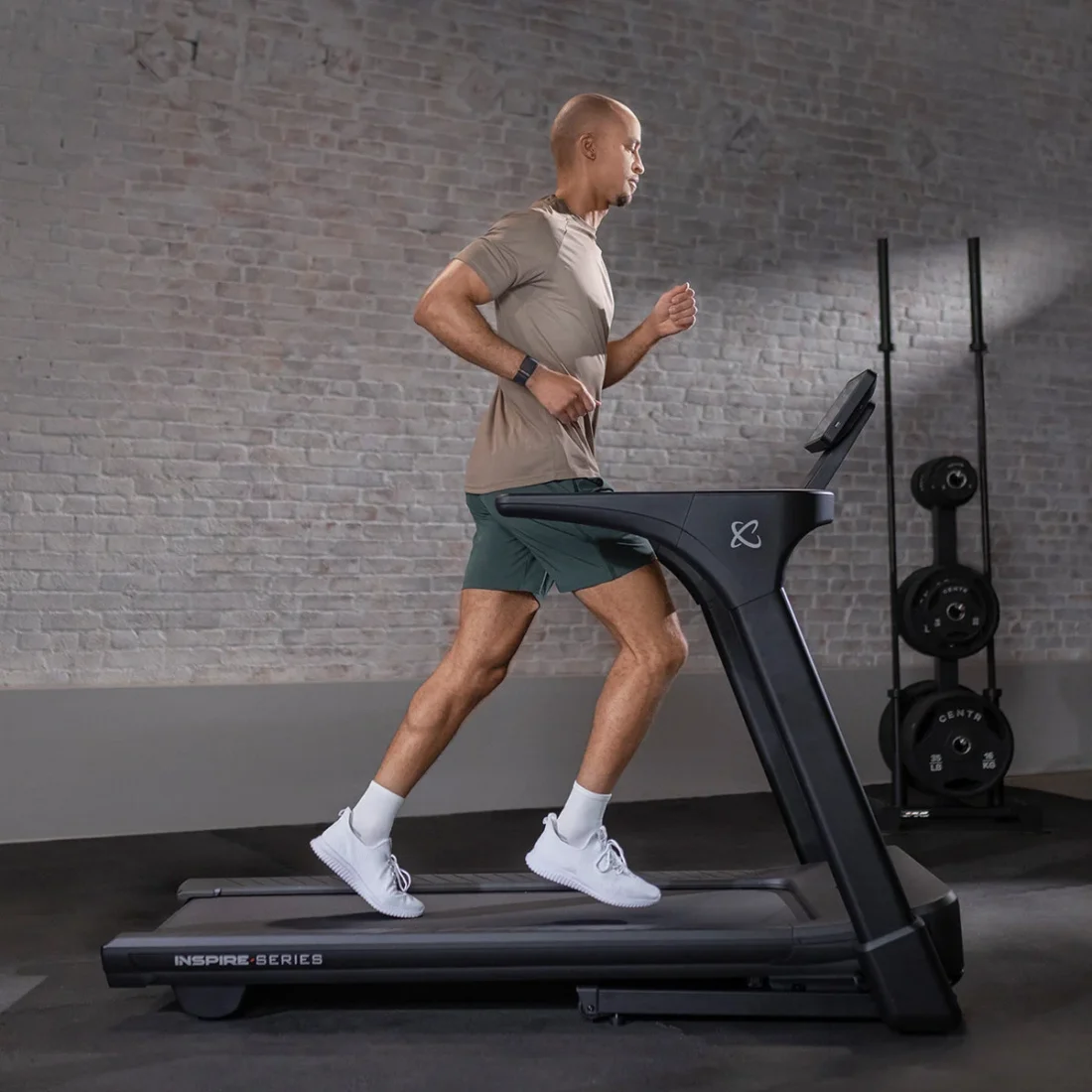 Inspire Series T4s treadmill – 10-inch touchscreen, 3.0 HP brushless motor, 20 by 55 inch deck