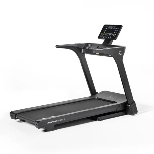 Inspire Series T5 treadmill – 4.0 HP brushless motor, 20 by 60 inch deck, 15 inch LED console
