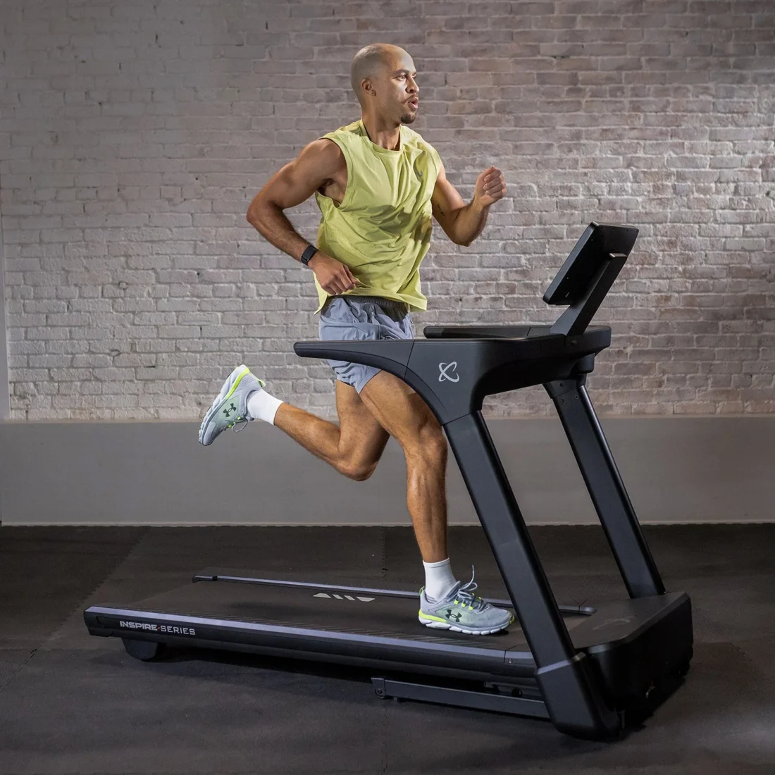 Inspire Series T5s treadmill – 4.0 HP brushless motor, 20 by 60 inch deck, 15.6 inch touchscreen