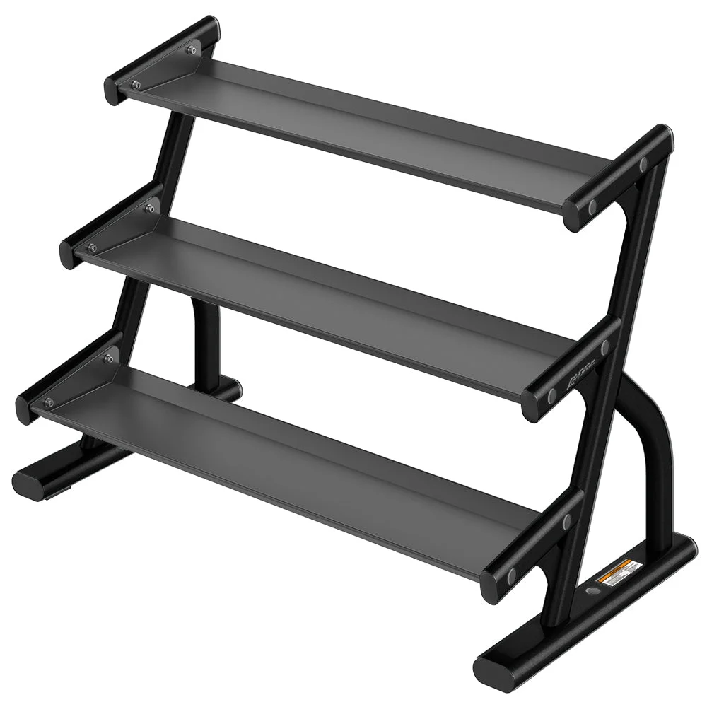 Life Fitness 3-Tier Hex Dumbbell Rack (5-50) from Life Fitness