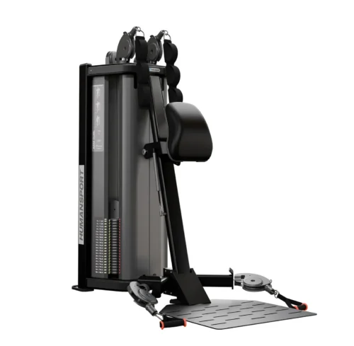 Nautilus HumanSport Arm Crunch commercial selectorized strength machine