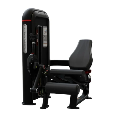Nautilus Inspiration Leg Extension selectorized strength machine, black, studio image