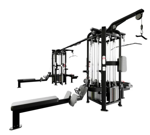 Nautilus 9-Station Multi-Gym commercial strength tower