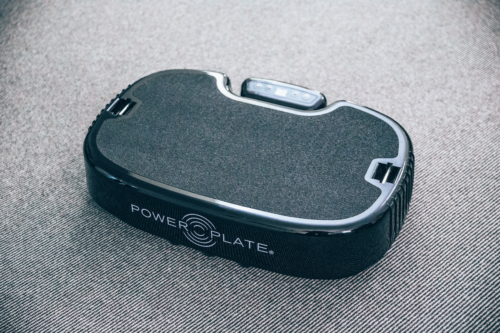 Personal Power Plate whole-body vibration platform shown from above