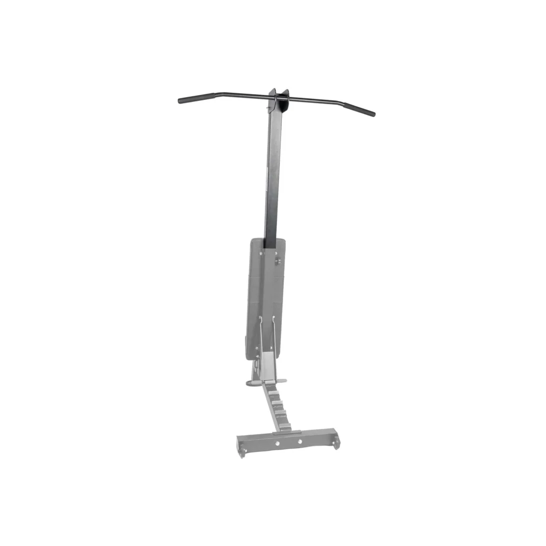 PowerBlock PowerBench 2.0 chin-up attachment mounted on a bench on a white background