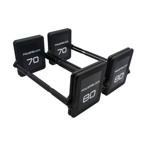 PowerBlock Pro 100 EXP Stage 3 expansion kit add-on weights for adjustable dumbbells, up to 80 lb
