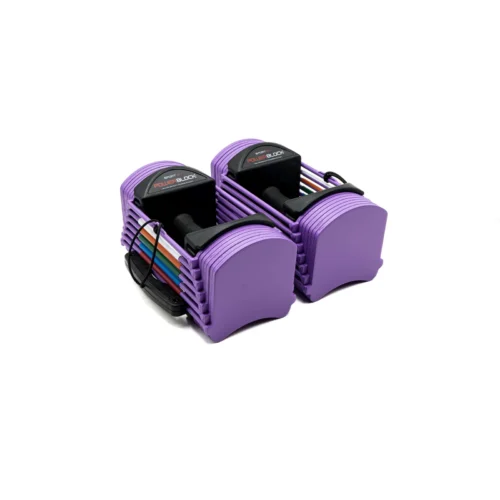 POWERBLOCK - Sport 24 Adjustable Dumbbells (Lavender)
