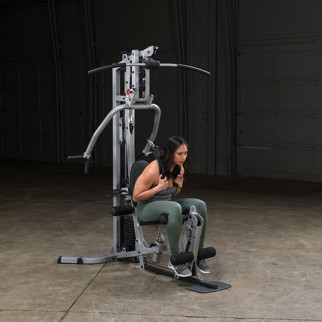 Powerline BSG10X home gym lat pulldown and high pulley station