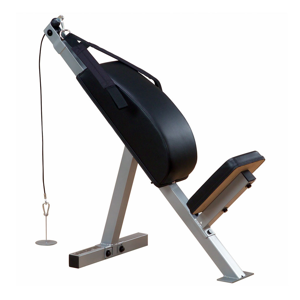 Powerline PAB21X Ab Crunch / Triceps Bench - black finish unit