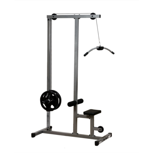 Powerline PLM180X Lat Machine with Low Row - black finish unit