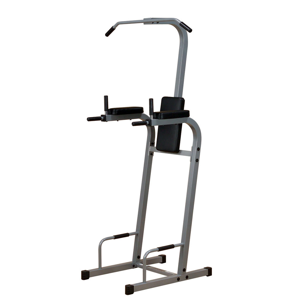 Powerline PVKC83X Vertical Knee Raise / Chin Dip - black finish unit