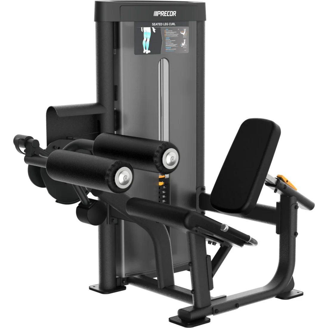 Precor C007 Seated Leg Curl commercial strength machine – official precor.com product render
