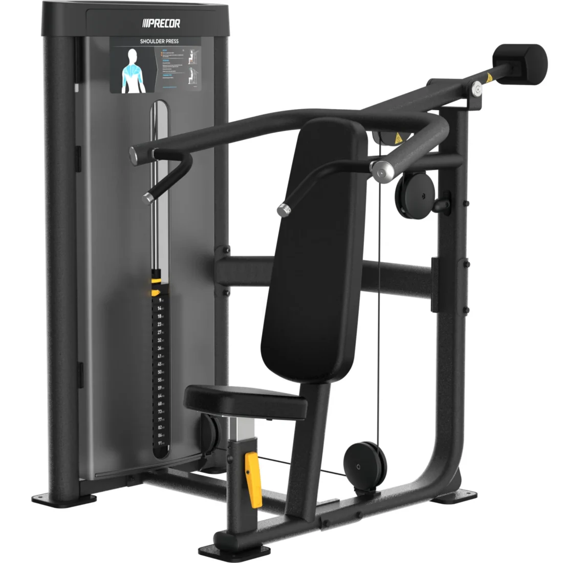 Precor C012 Shoulder Press commercial strength machine – official precor.com product render