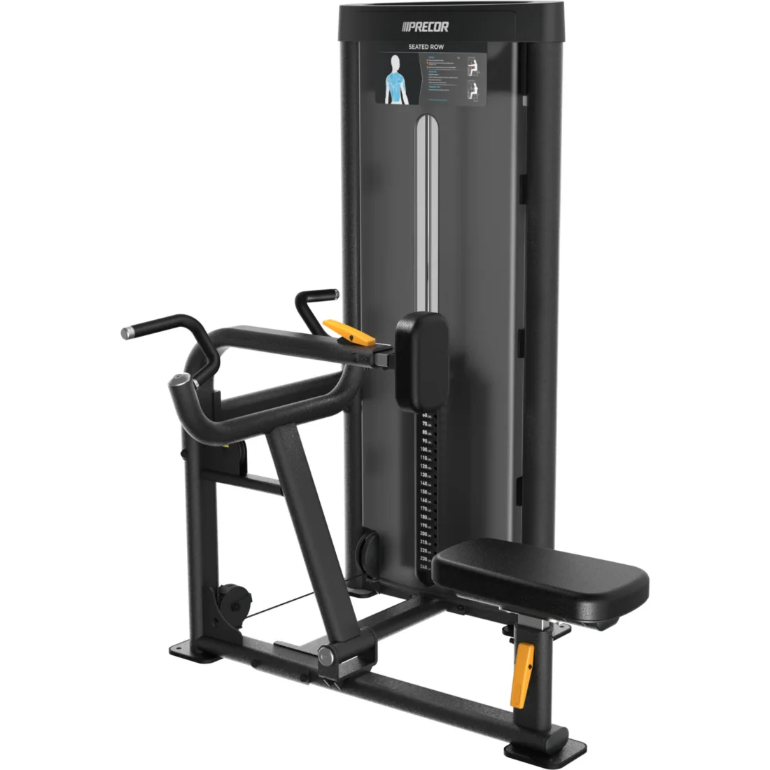 Precor C019 Seated Row commercial strength machine – official precor.com product render