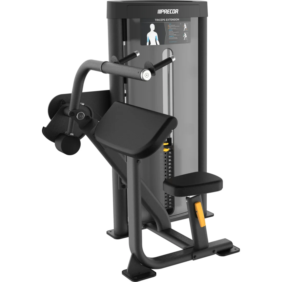 Precor C023 Tricep Extension commercial strength machine – official precor.com product render