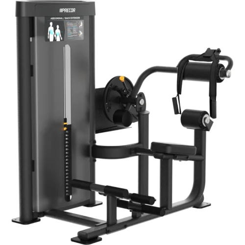 Precor C028 Abdominal/Back Extension commercial strength machine – official precor.com product render