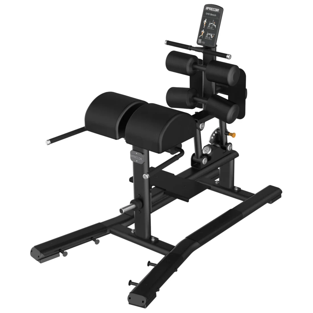Precor DBR 706 GHD Bench commercial gym equipment – manufacturer three-quarter studio render