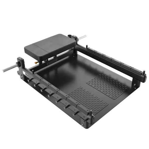 Precor DBR 712 Glute Bridge Bench commercial gym equipment – manufacturer three-quarter studio render