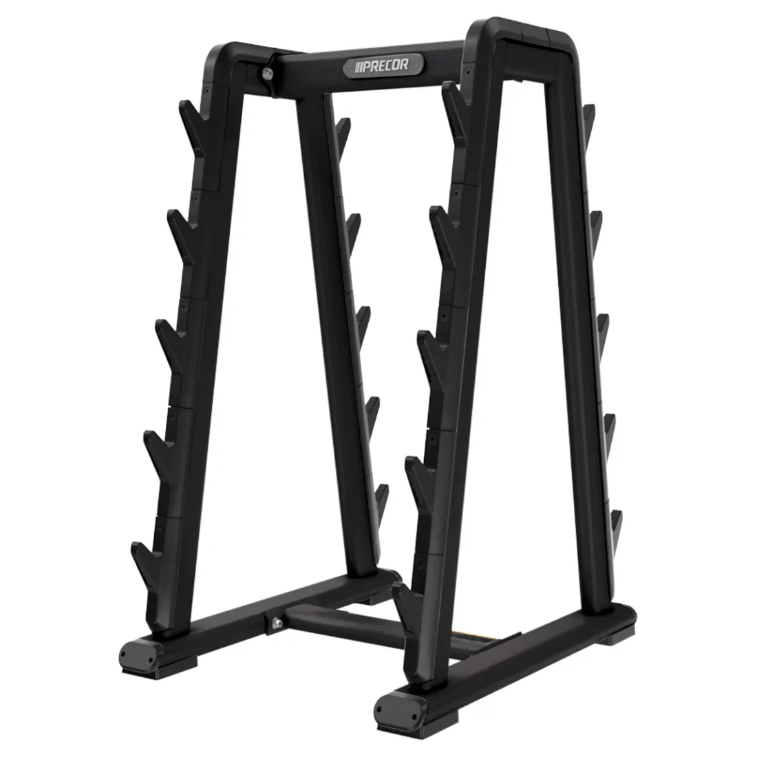 Precor DBR 808 Barbell Rack commercial gym equipment – manufacturer three-quarter studio render