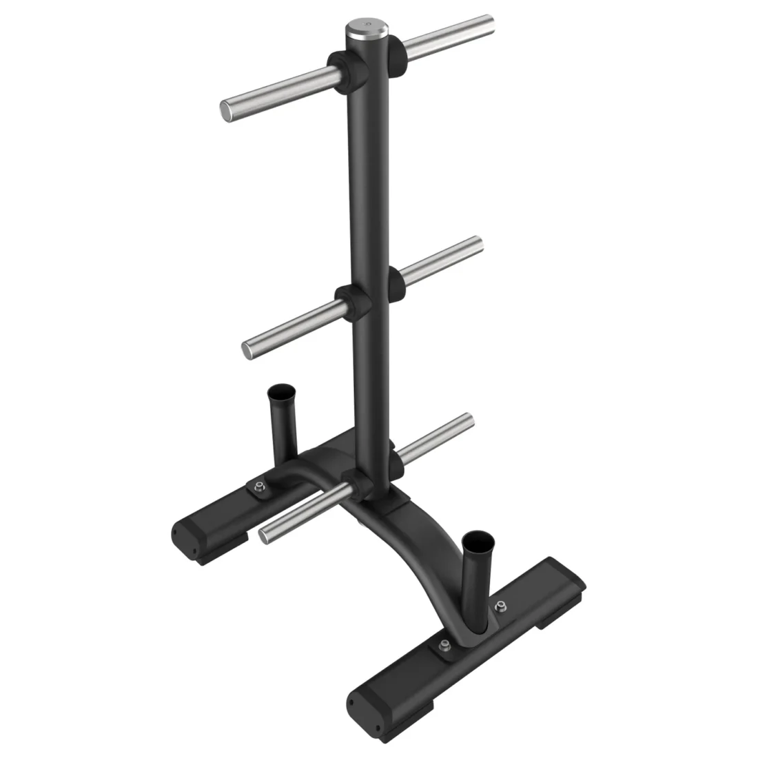 Precor DBR 816 Bumper Plate Tree commercial gym equipment – manufacturer three-quarter studio render