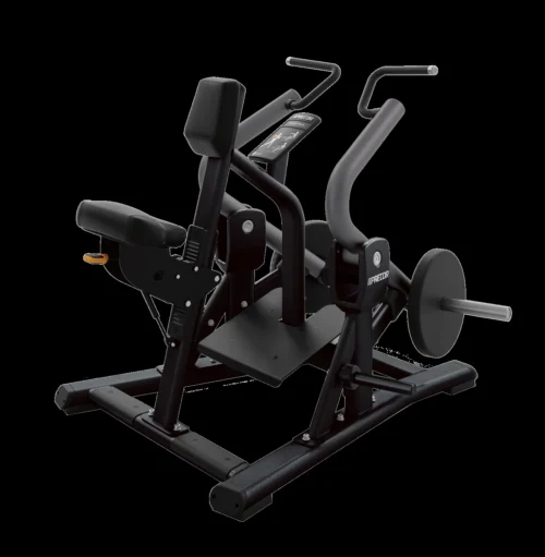 Precor DPL 309 Seated Row commercial strength machine – manufacturer front three-quarter render