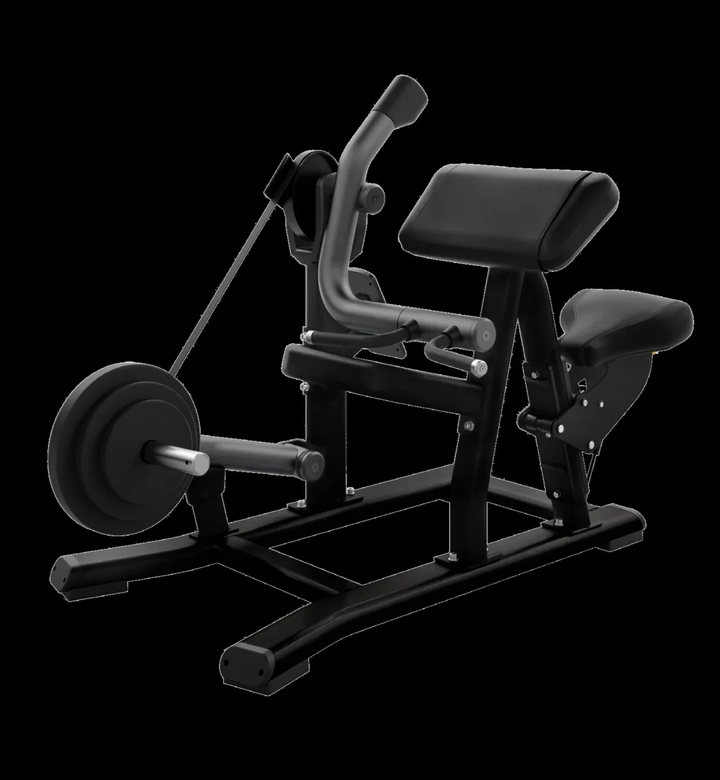 Precor DPL 520 Biceps Curl commercial strength machine – manufacturer front three-quarter render