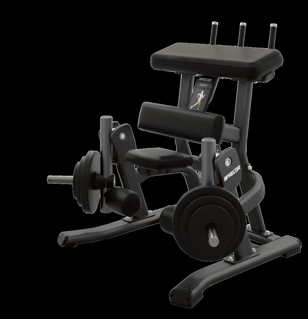 Precor DPL 561 Leg Curl commercial strength machine – manufacturer front three-quarter render
