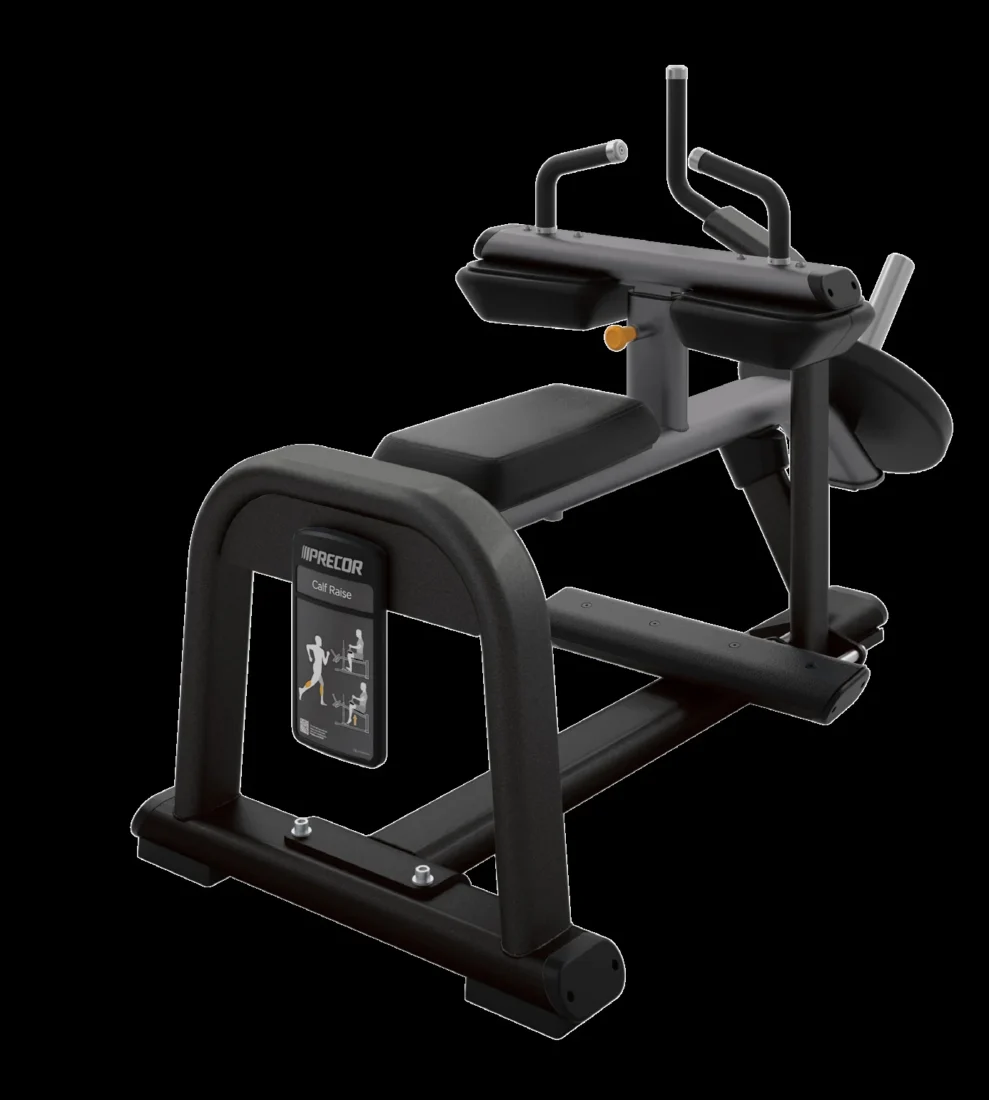 Precor DPL 616 Calf Raise commercial strength machine – manufacturer front three-quarter render