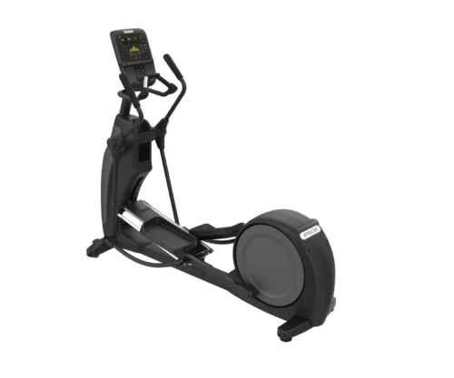 Precor EFX 635 Elliptical commercial elliptical with moving arms with P31 LED console - three-quarter view