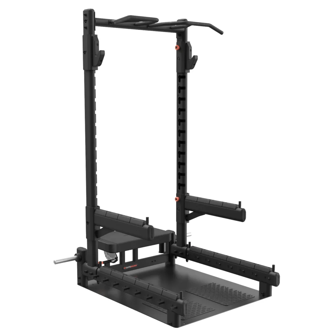 Precor GBR 712 Glute Bridge Bench commercial gym equipment – manufacturer three-quarter studio render