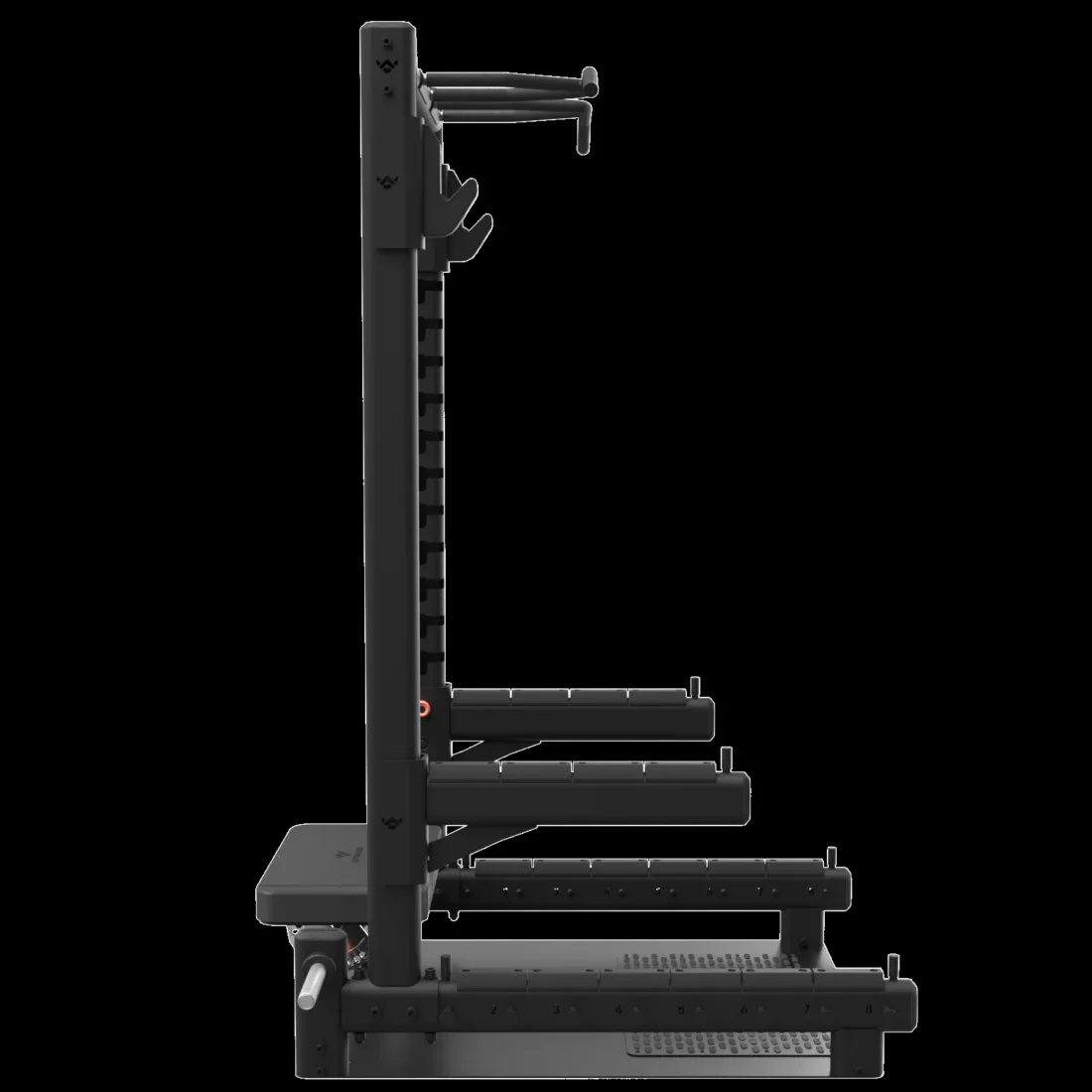 Precor GBR 712 Glute Bridge Bench – side profile view