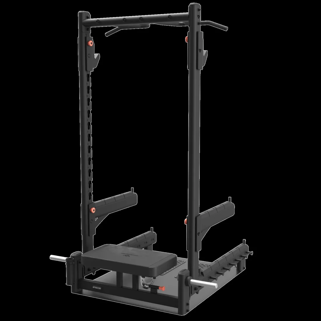 Precor GBR 712 Glute Bridge Bench – three-quarter view