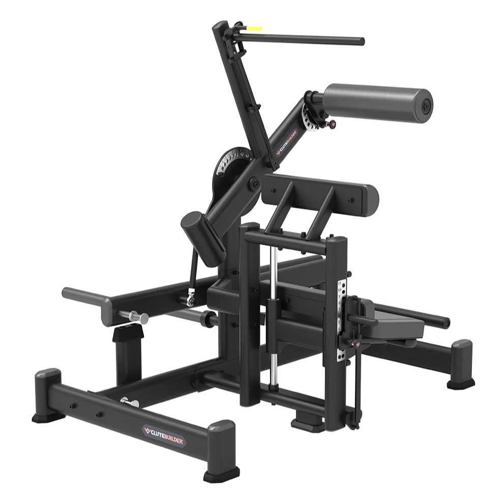 Precor GPL 363 Kneeling Glute Isolator commercial strength machine – manufacturer three-quarter studio render