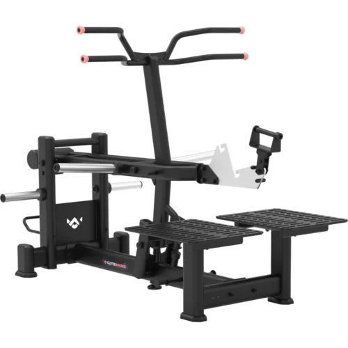 Precor GPL 585 Belt Squat/Step Up commercial strength machine – manufacturer three-quarter studio render