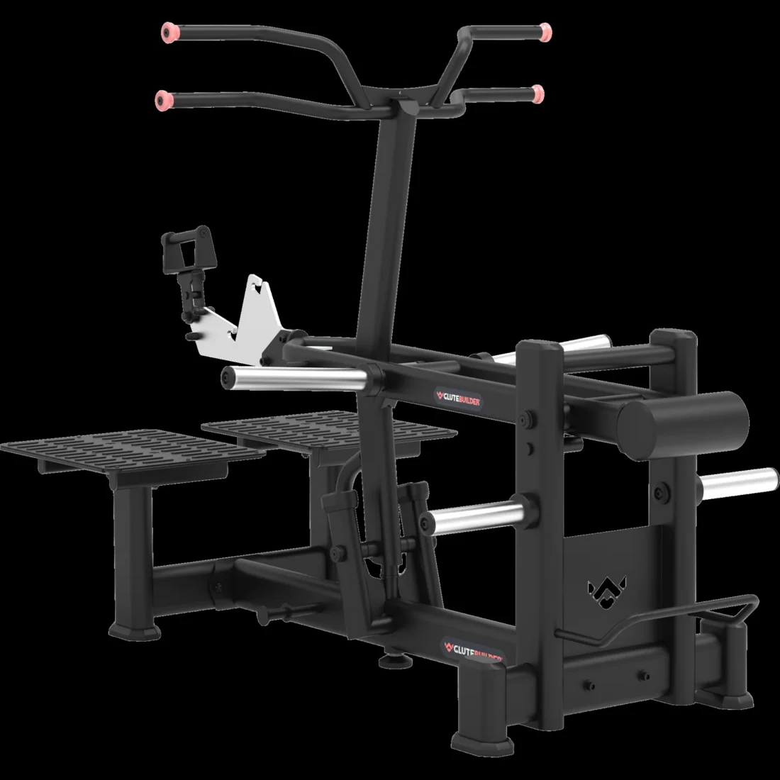 Precor GPL 585 Belt Squat / Step Up – rear three-quarter view