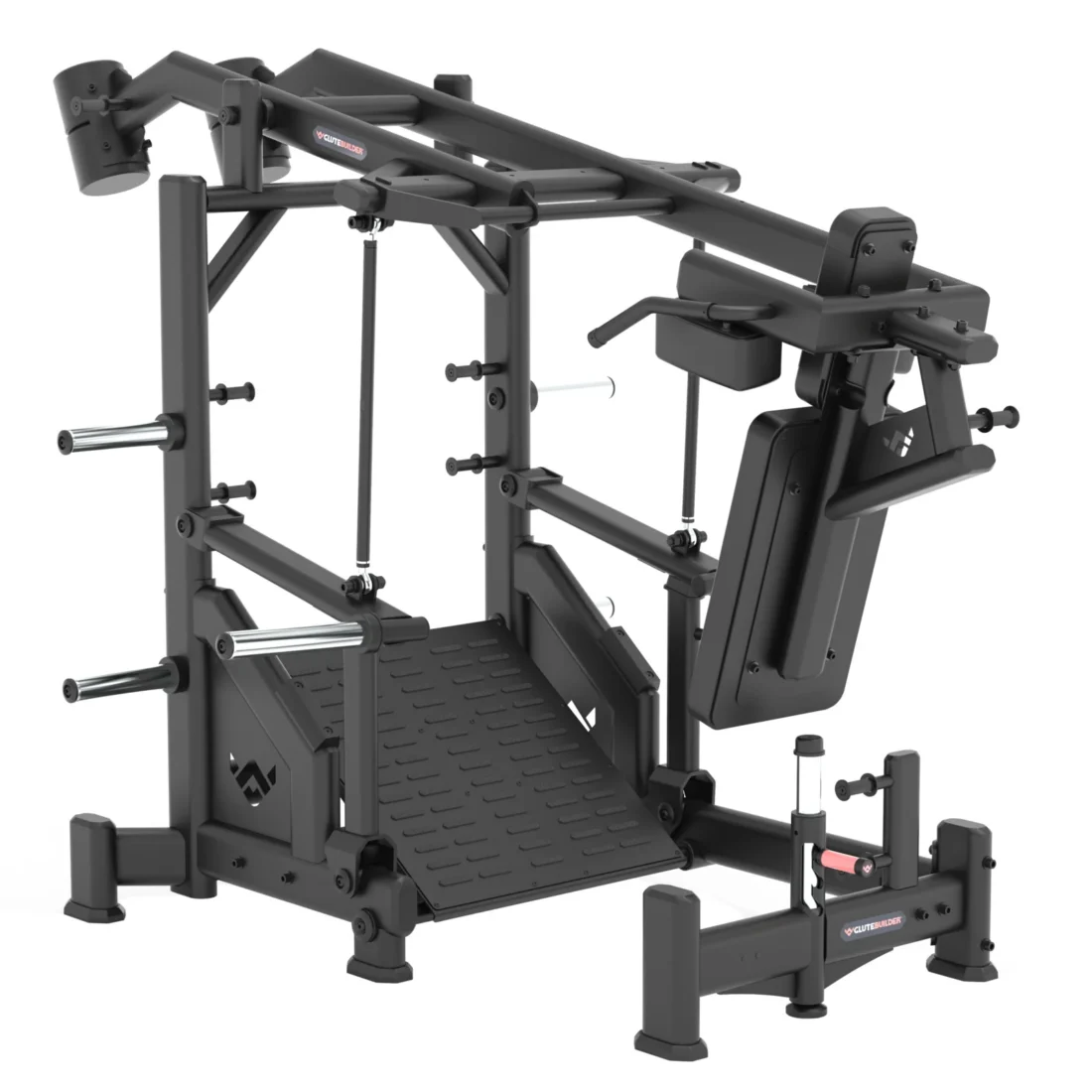 Precor GPL 609 Pendulum Squat commercial strength machine – manufacturer three-quarter studio render
