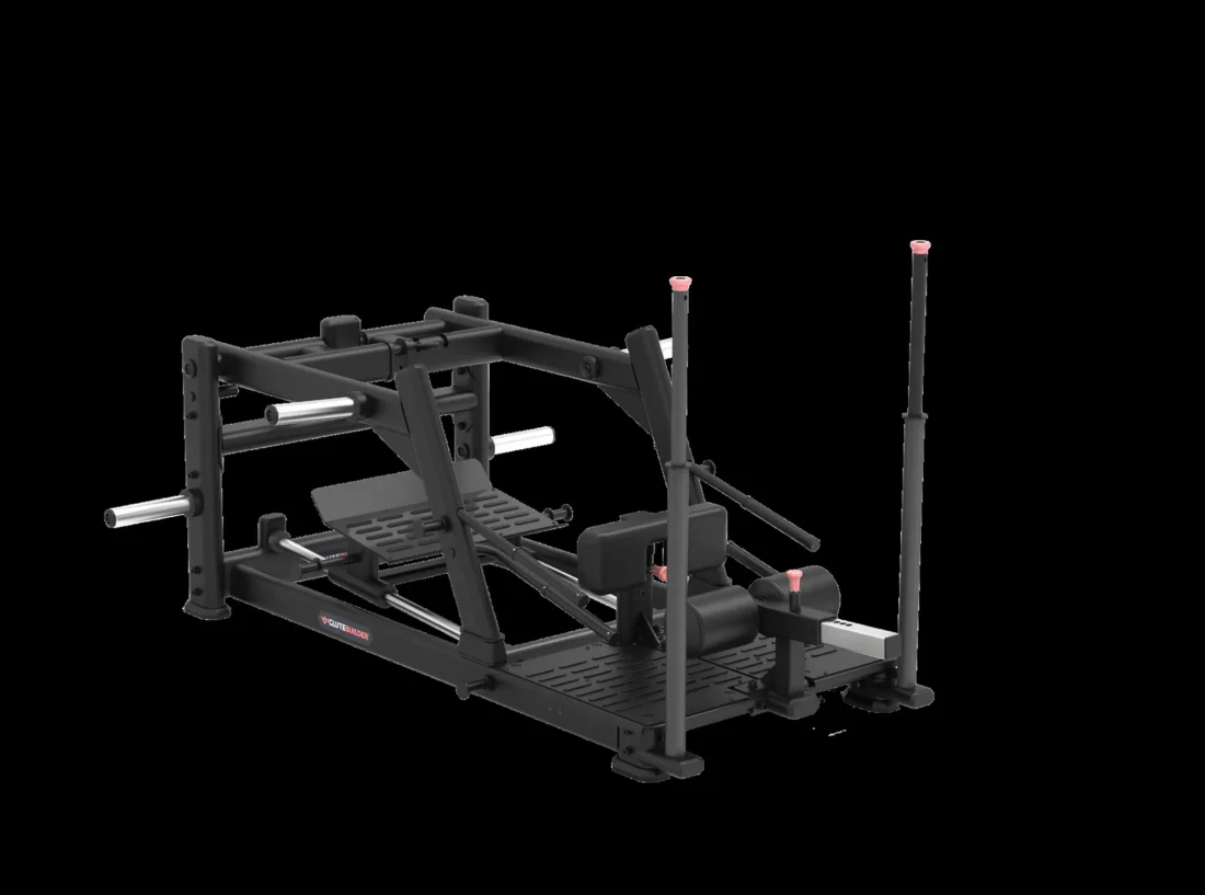 Precor GPL 625 Glute Lunge commercial strength machine – manufacturer front three-quarter render