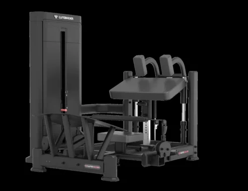 Precor GSL 612 Selectorized Hip Thrust Elite commercial strength machine – manufacturer front three-quarter render